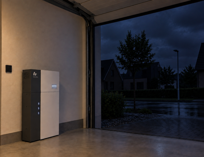 Thuisbatterij zonder stroom